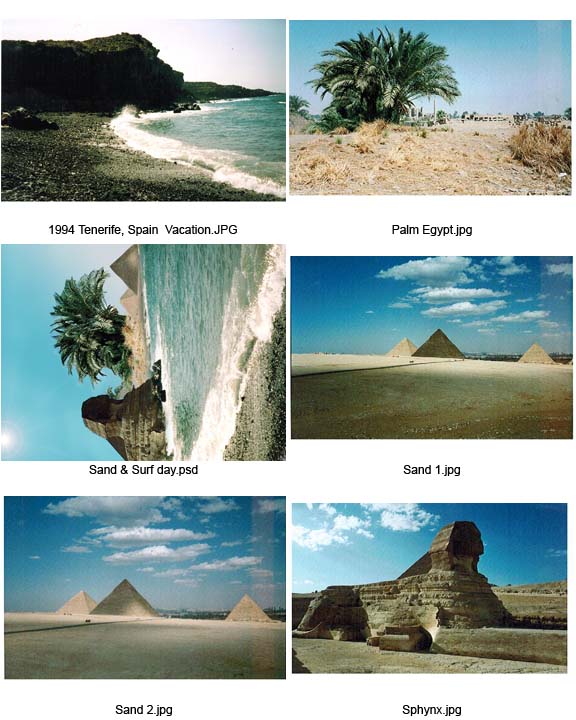 Sand and Surf Composition